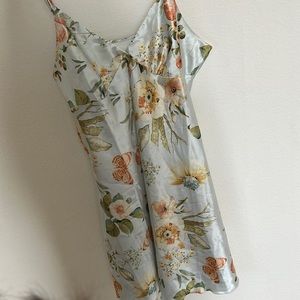 Slik Flower Dress